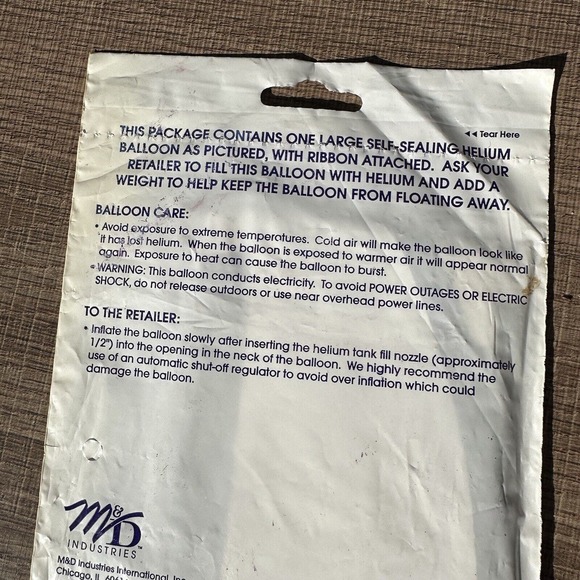 Vintage 1990s New Jonny Quest Cartoon Network 18" Large Balloon M&D - Picture 7 of 8